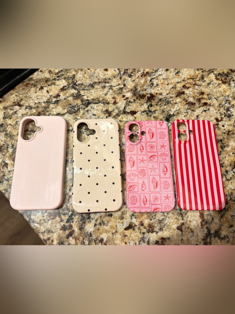 Pink & Yellow Patterned iPhone Case Collection - Multiple Styles